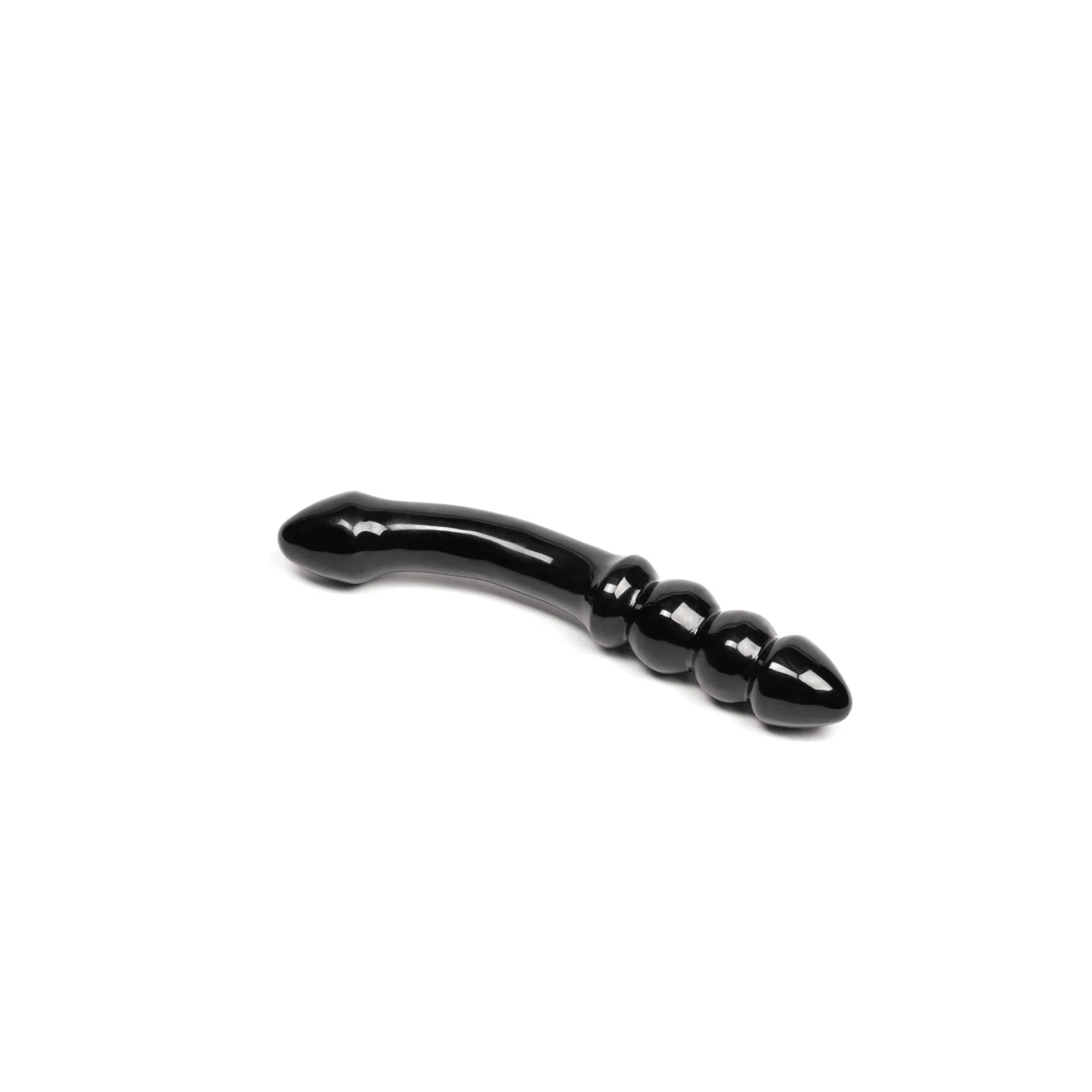Viper Crystal Dildo with Ridged Curved Shape