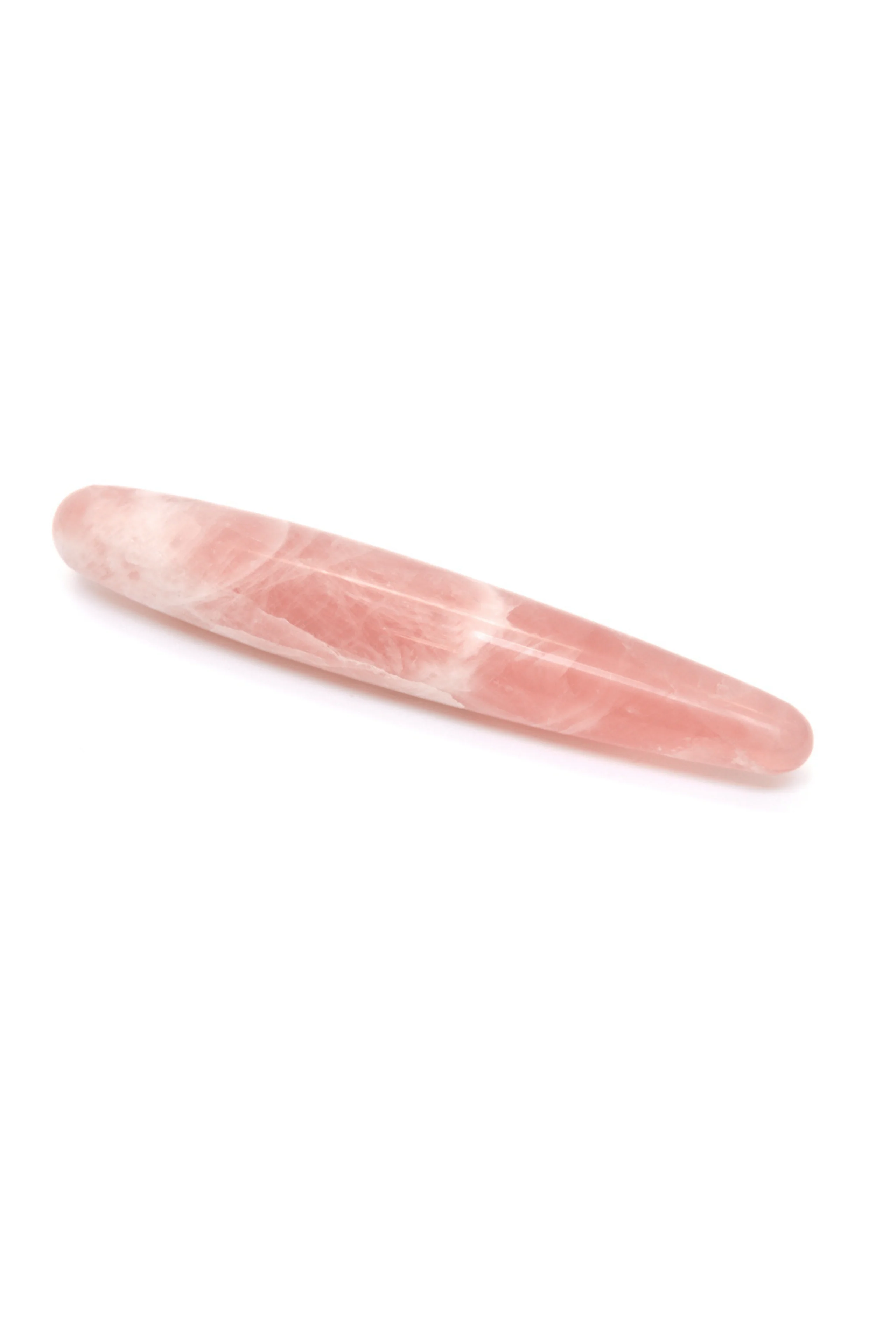 Dildo Kristal Rose Quartz Slim dari Chakrubs untuk Pemula