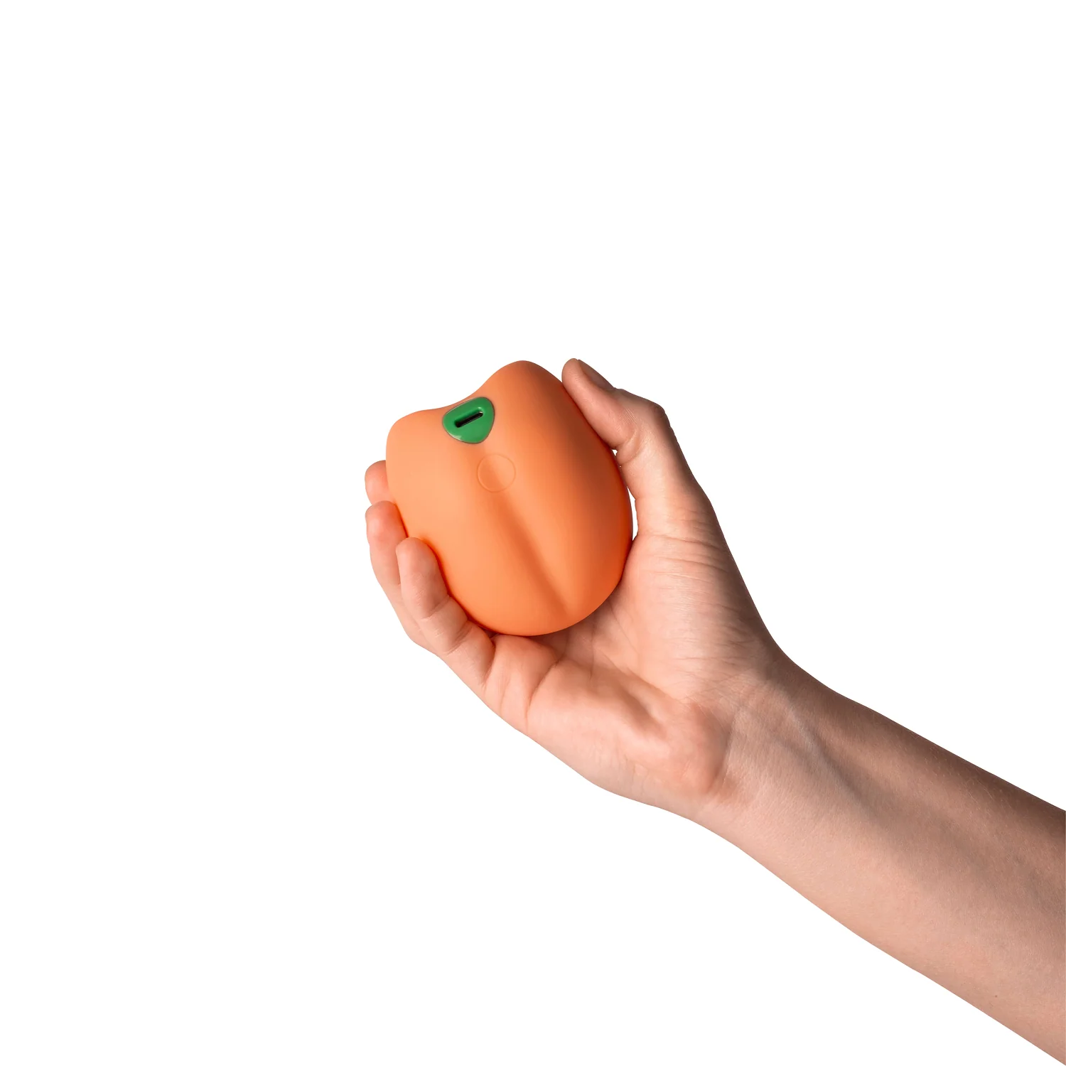 Emojibator Peach Stroker vibrant pour un plaisir de paume