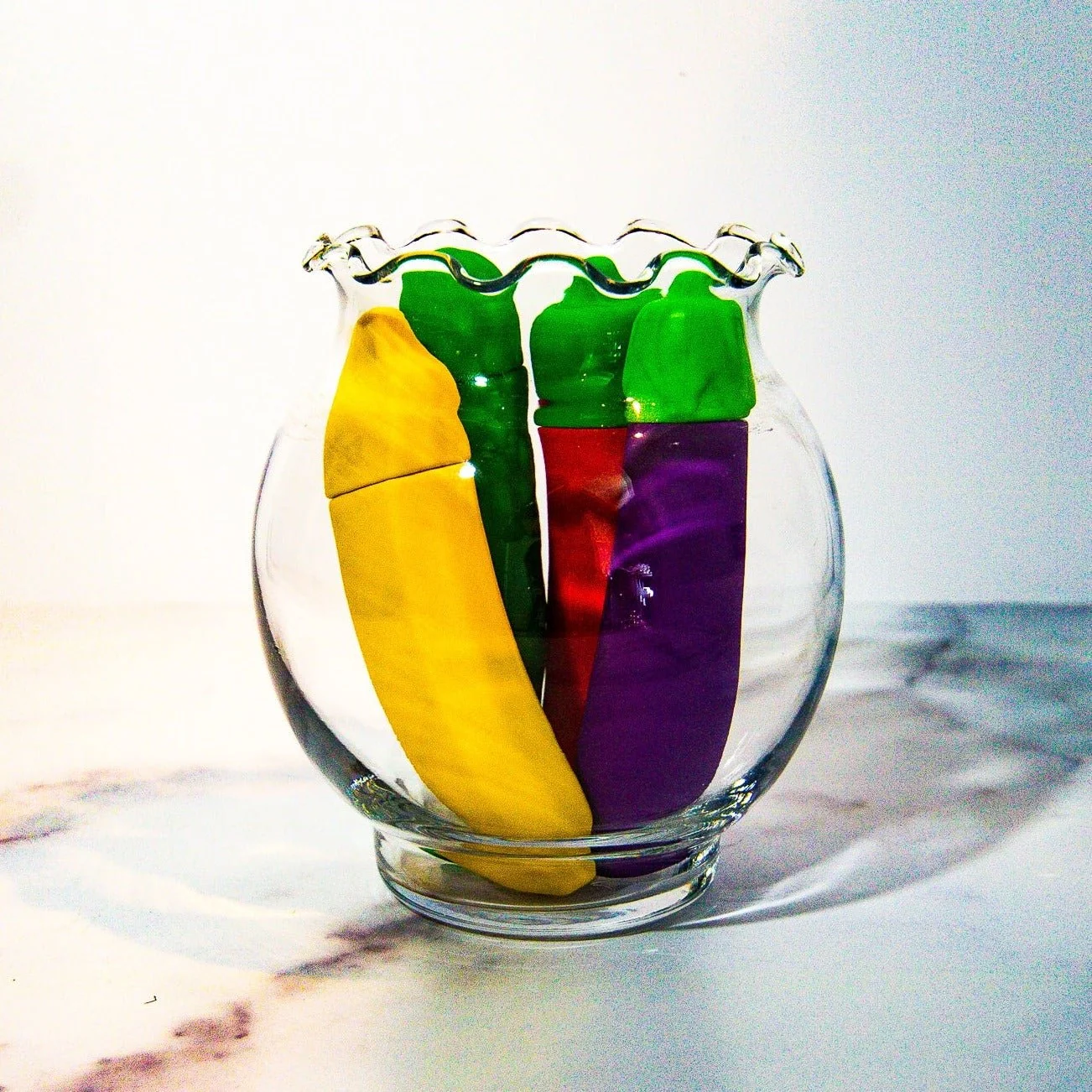 Fruit Basket Set 水果籃套裝，內含 Eggplant、Banana、Chili Pepper 及 Pickle 震動棒