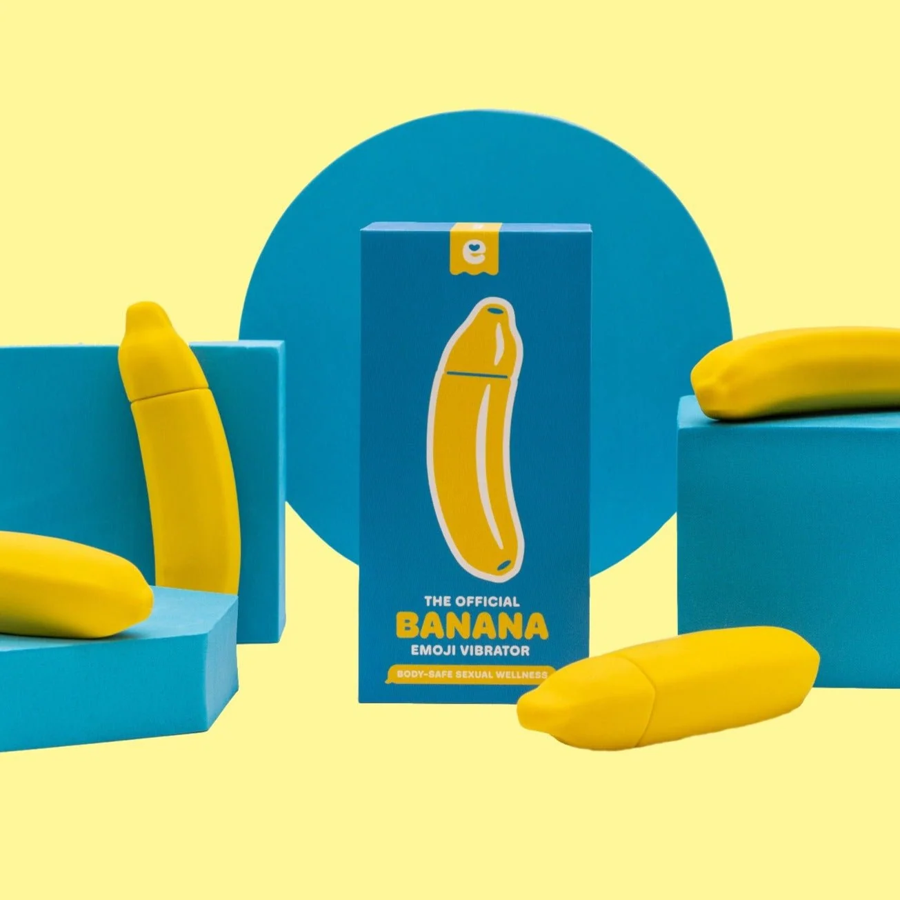 Vibromasseur balle Emojibator Banana pour jeu waterproof