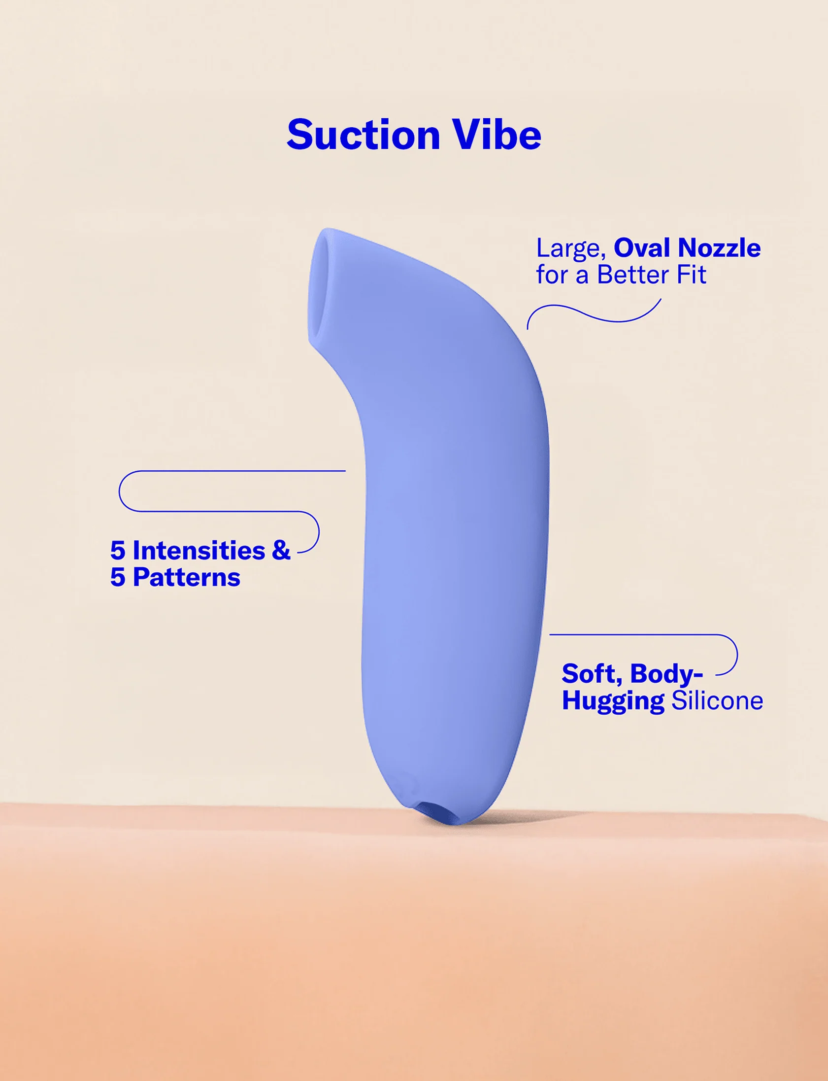 Aer-Saugvibrator für rhythmische Luftpuls-Klitoralstimulation