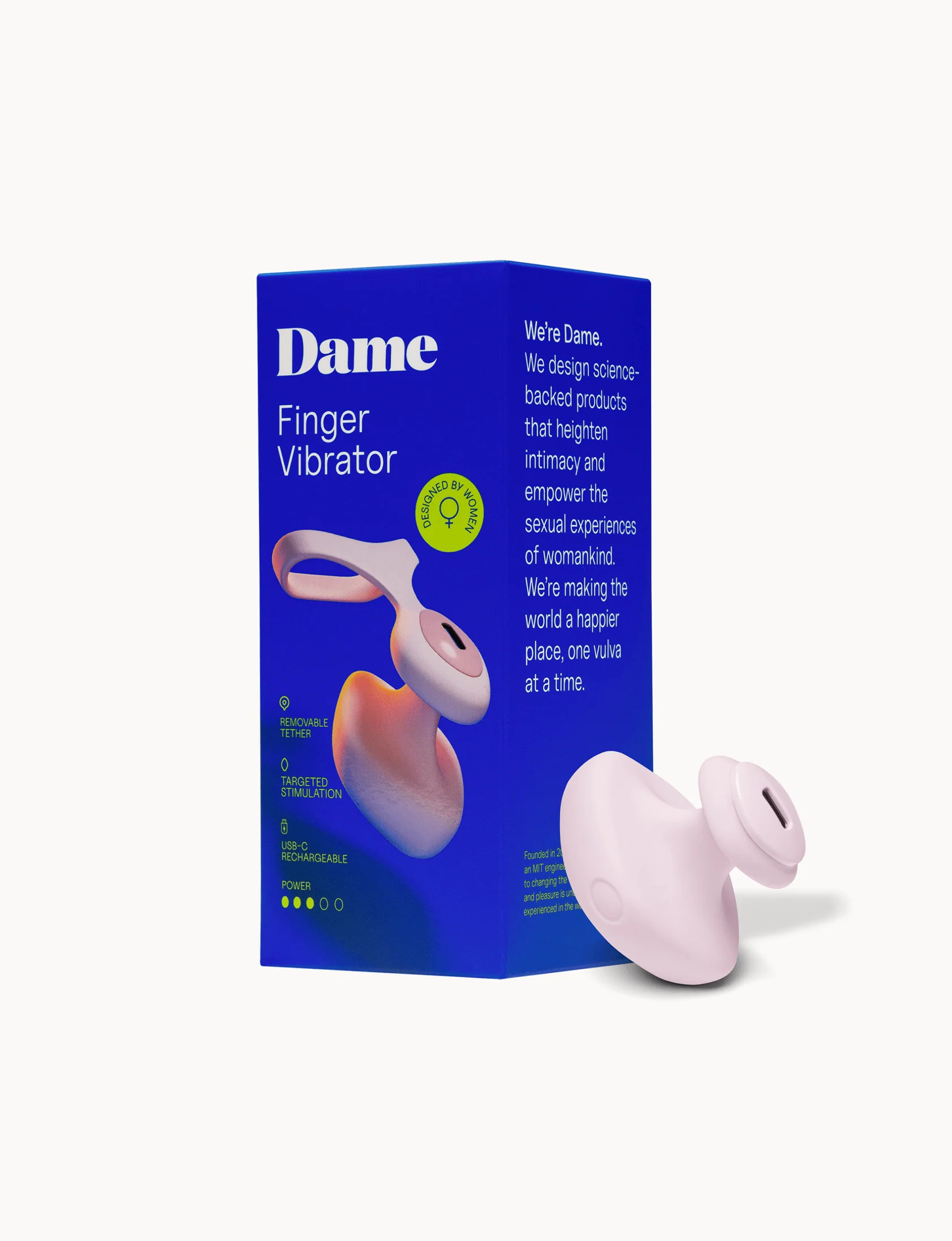 Fin finger vibrator til personlig intim leg og ekstra stimulation