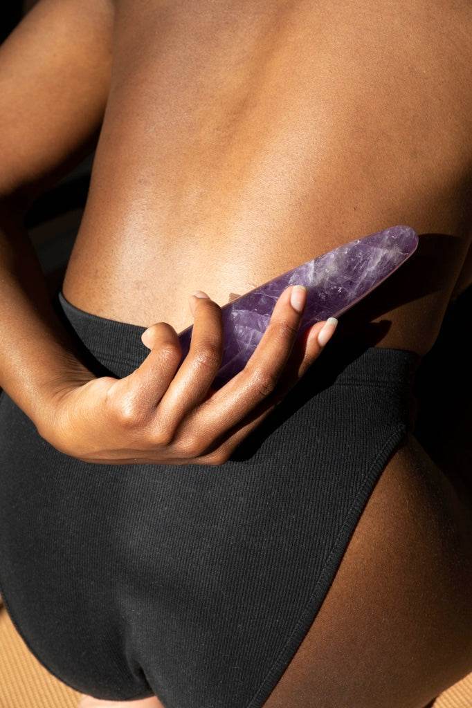 Amethyst Original Crystal Dildo from Chakrubs