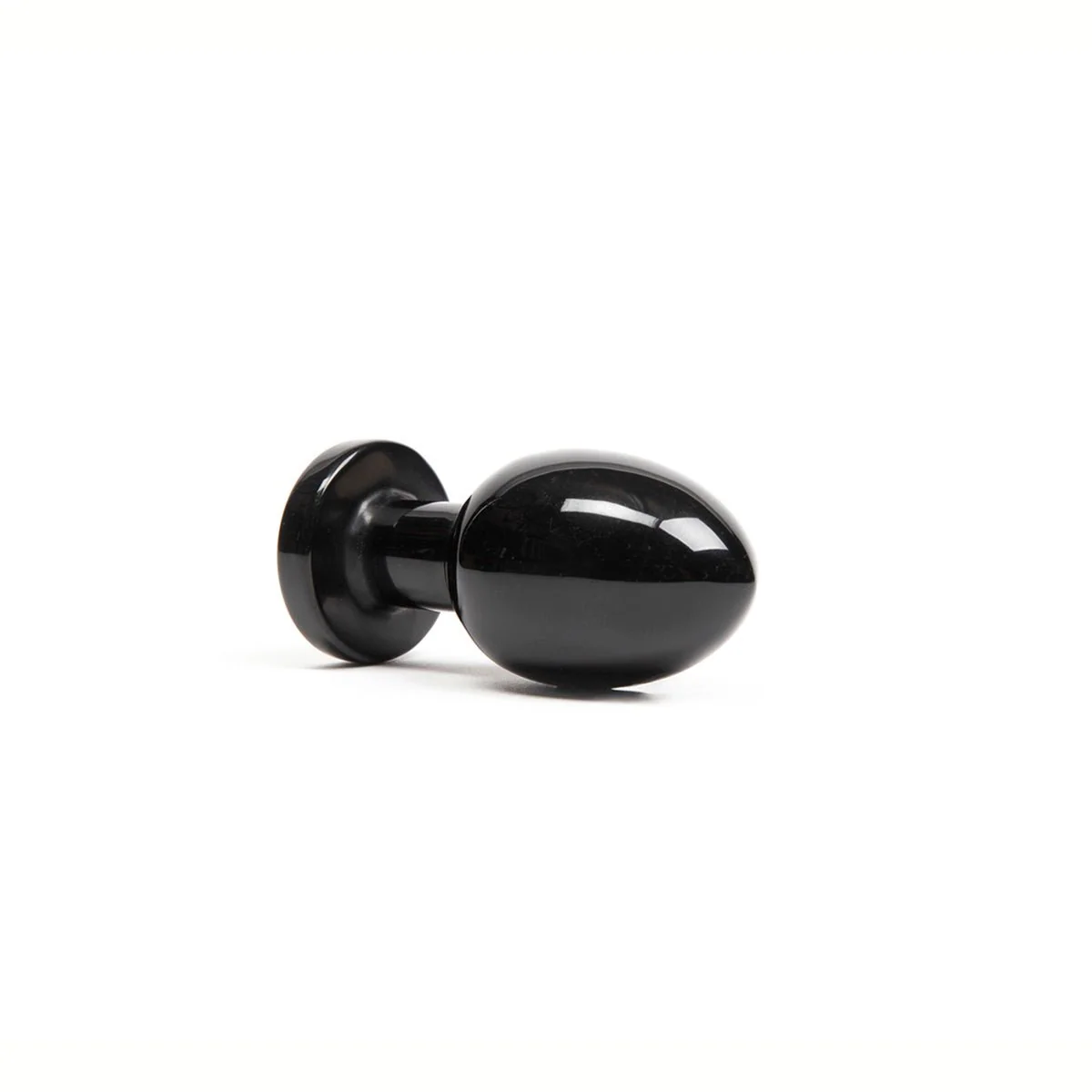 Xaga Root Butt Plug i sort obsidiankrystal
