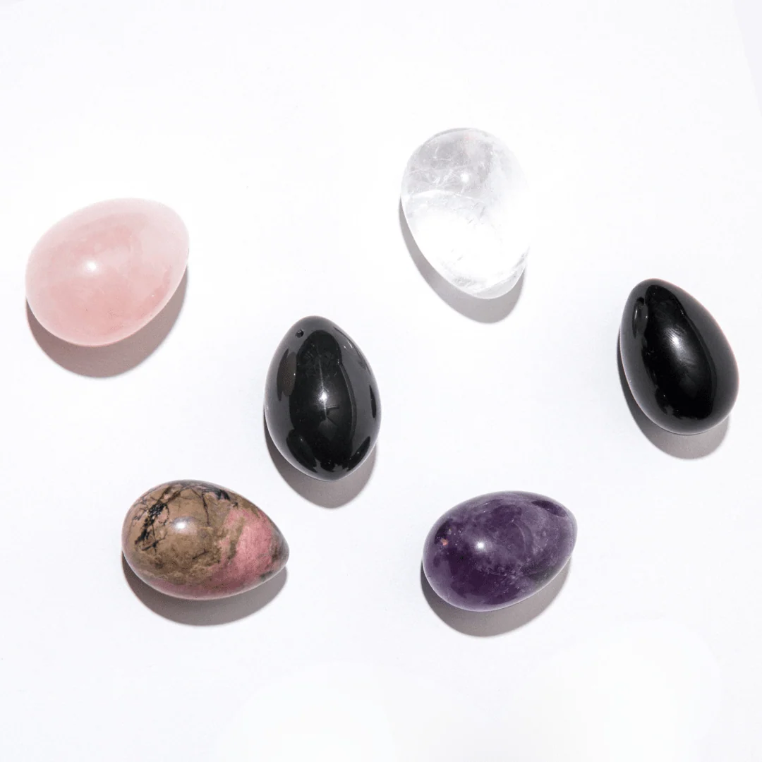 Yoni Eggs Crystal Pelvic Floor Exercisers from Chakrubs