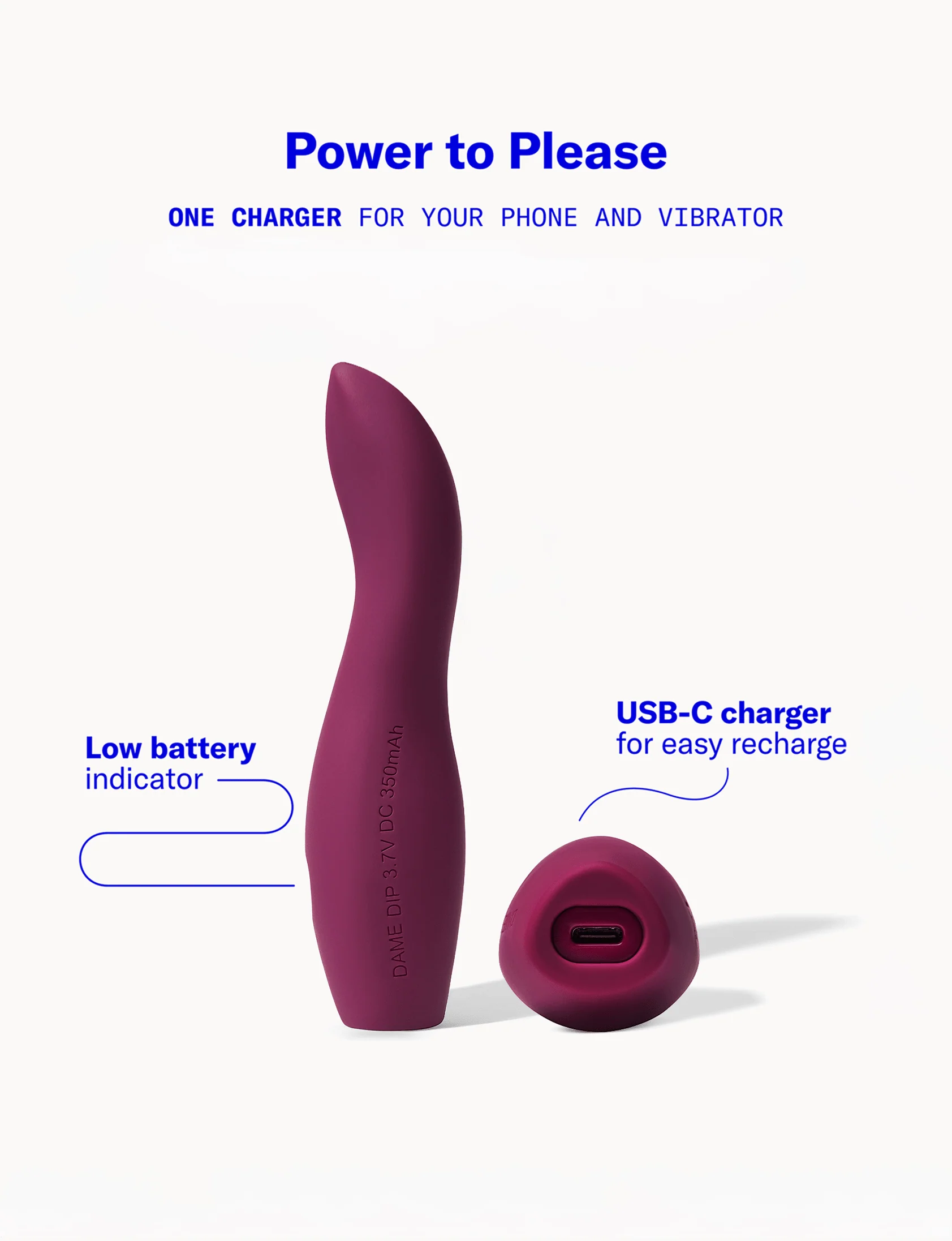 Vibratore essenziale Dip per piacere interno ed esterno