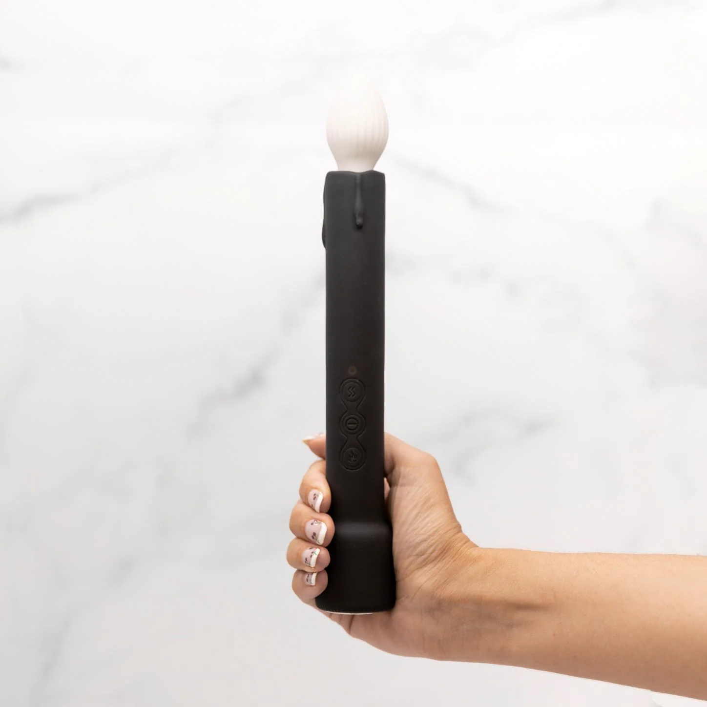 Candle Warming Wand Vibrator med seks pulserende mønstre