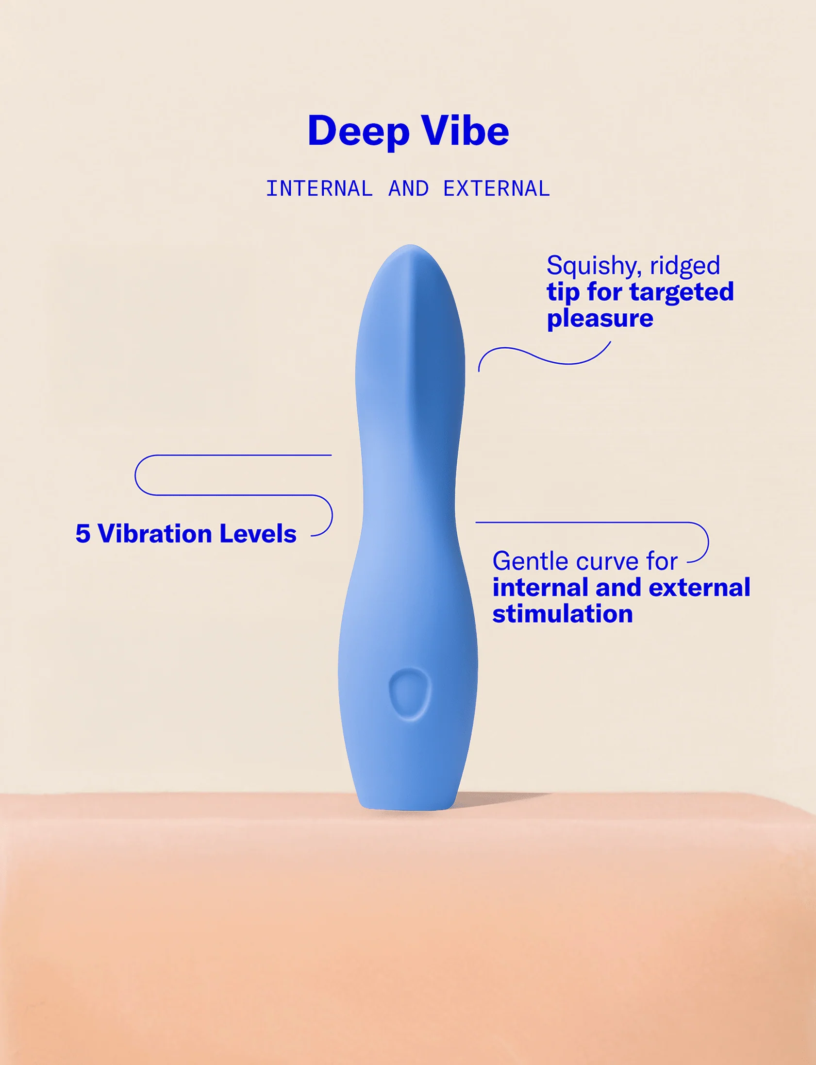 Vibratore essenziale Dip per piacere interno ed esterno
