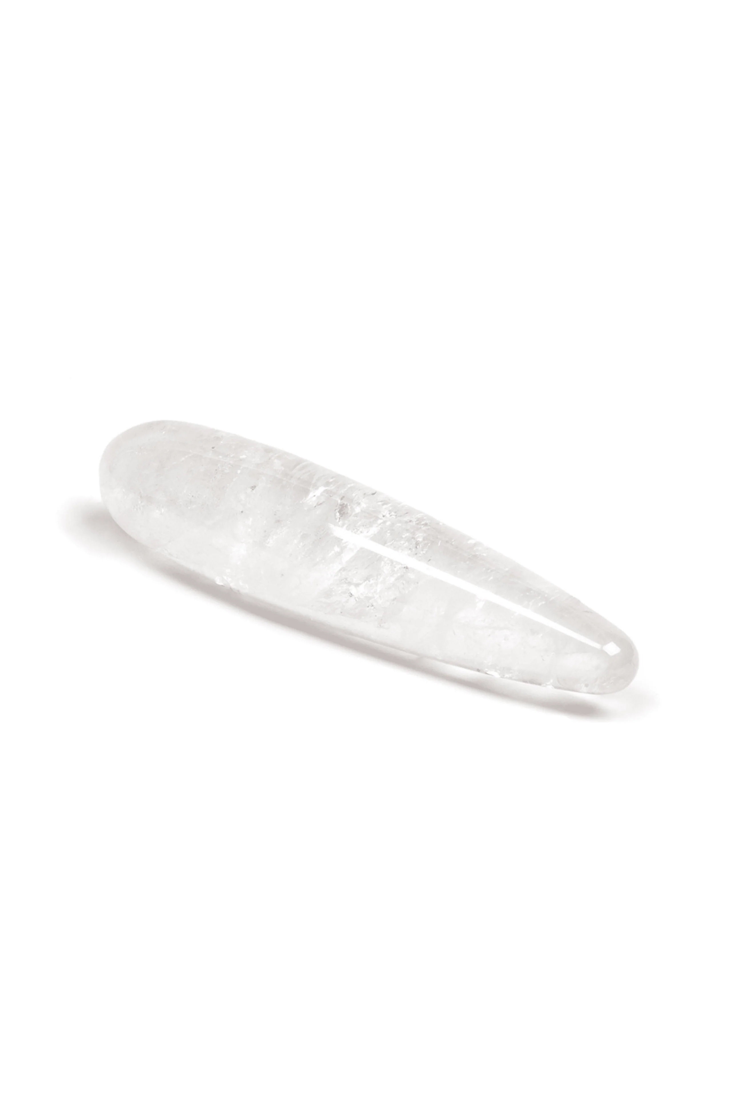 Dildo Kristal Kuarsa Bening Prism Original dari Chakrubs