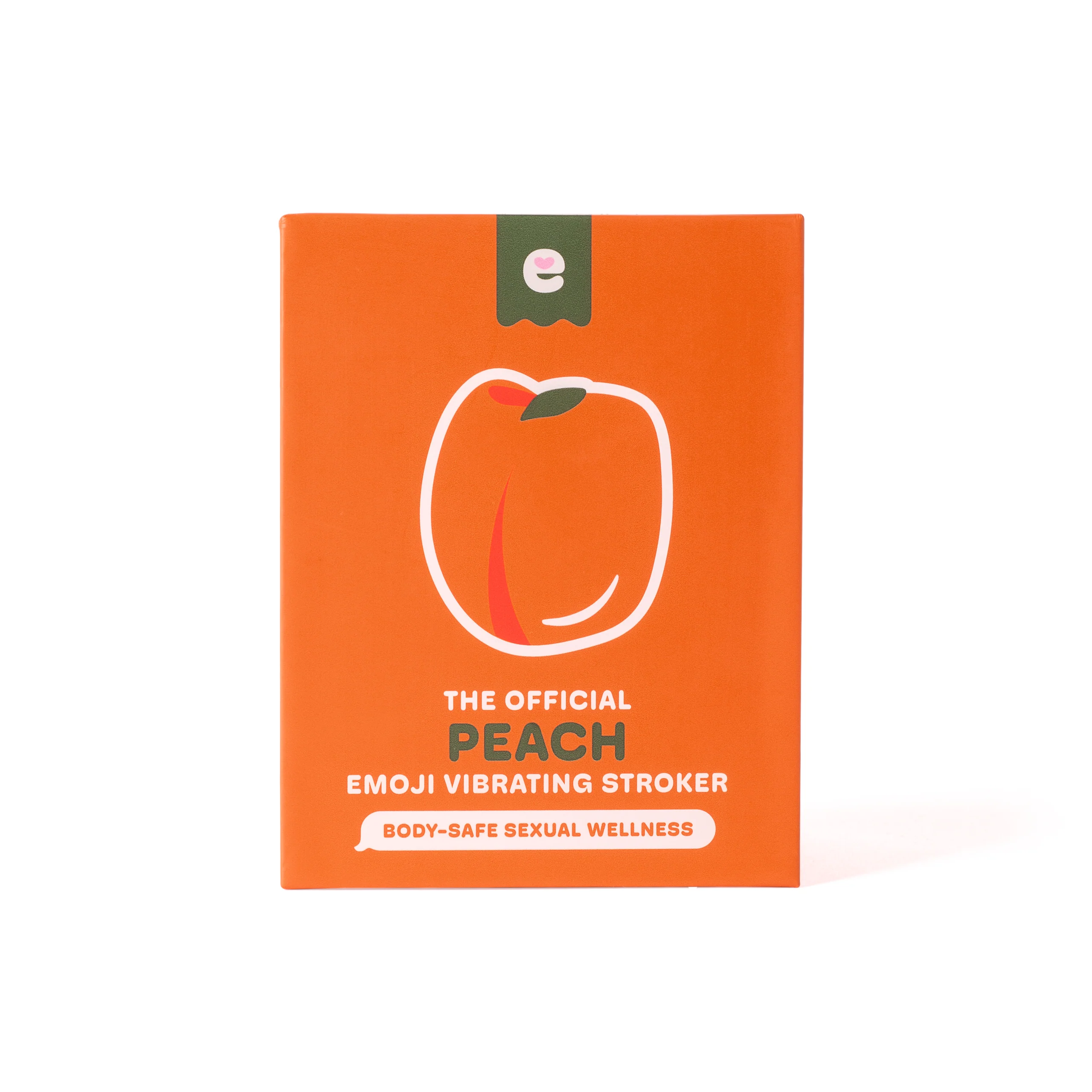 Emojibator Peach Stroker vibrant pour un plaisir de paume