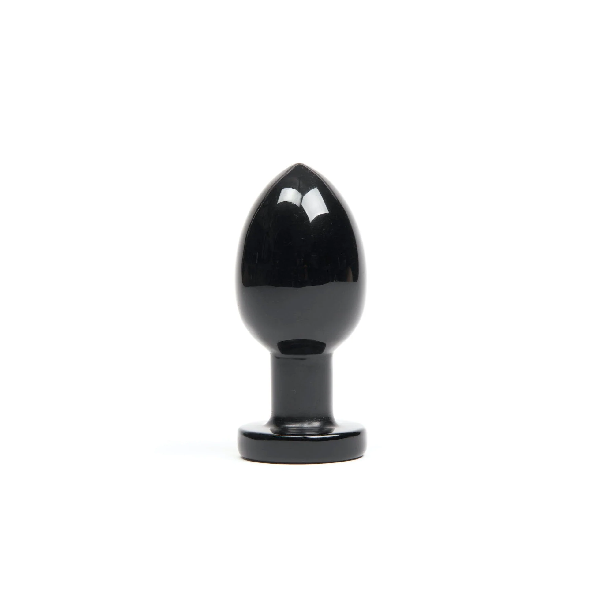 Xaga Root Butt Plug i sort obsidiankrystal