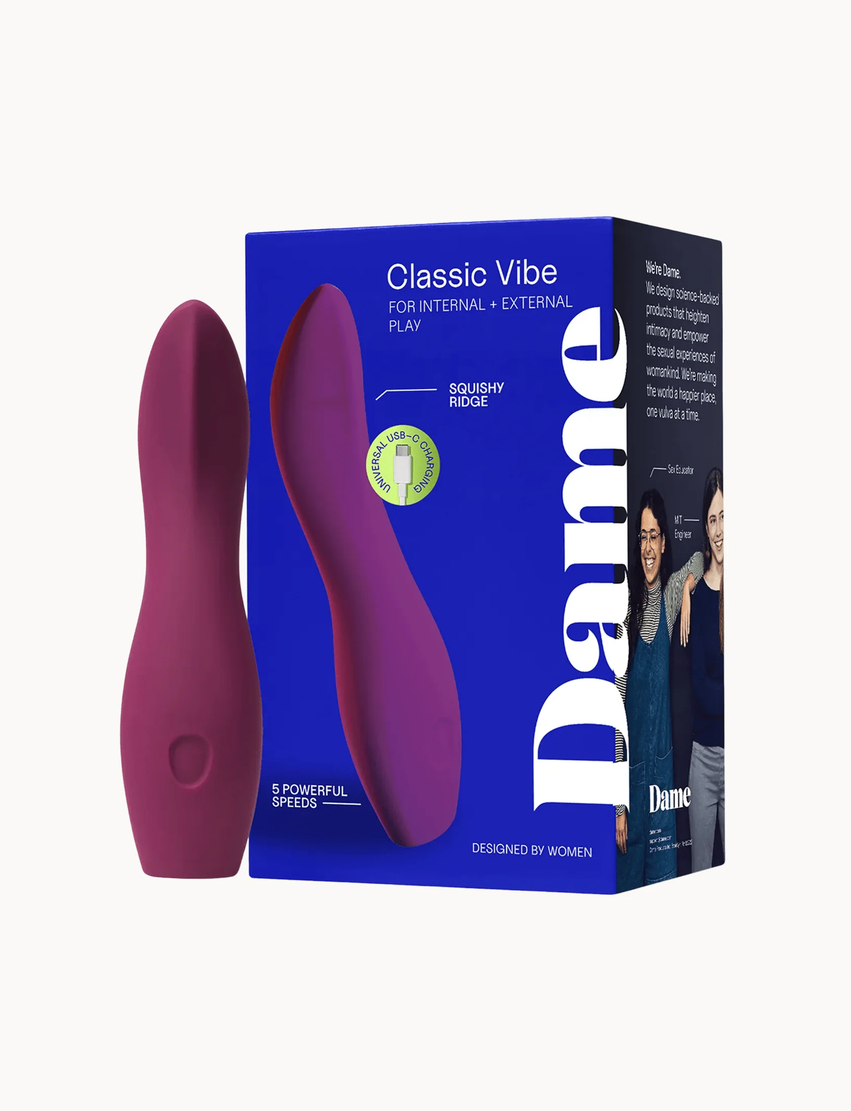 Vibratore essenziale Dip per piacere interno ed esterno