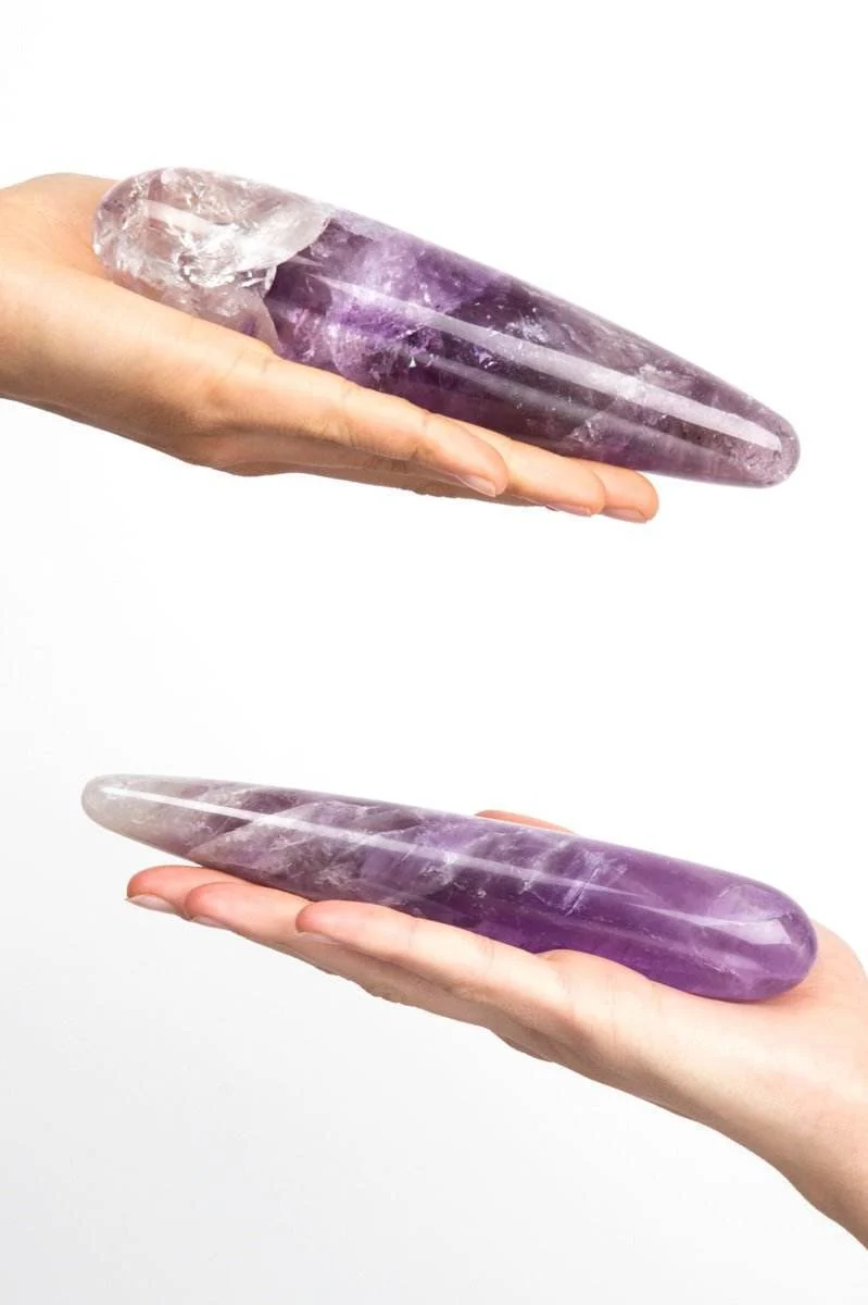Amethyst Original Crystal Dildo from Chakrubs