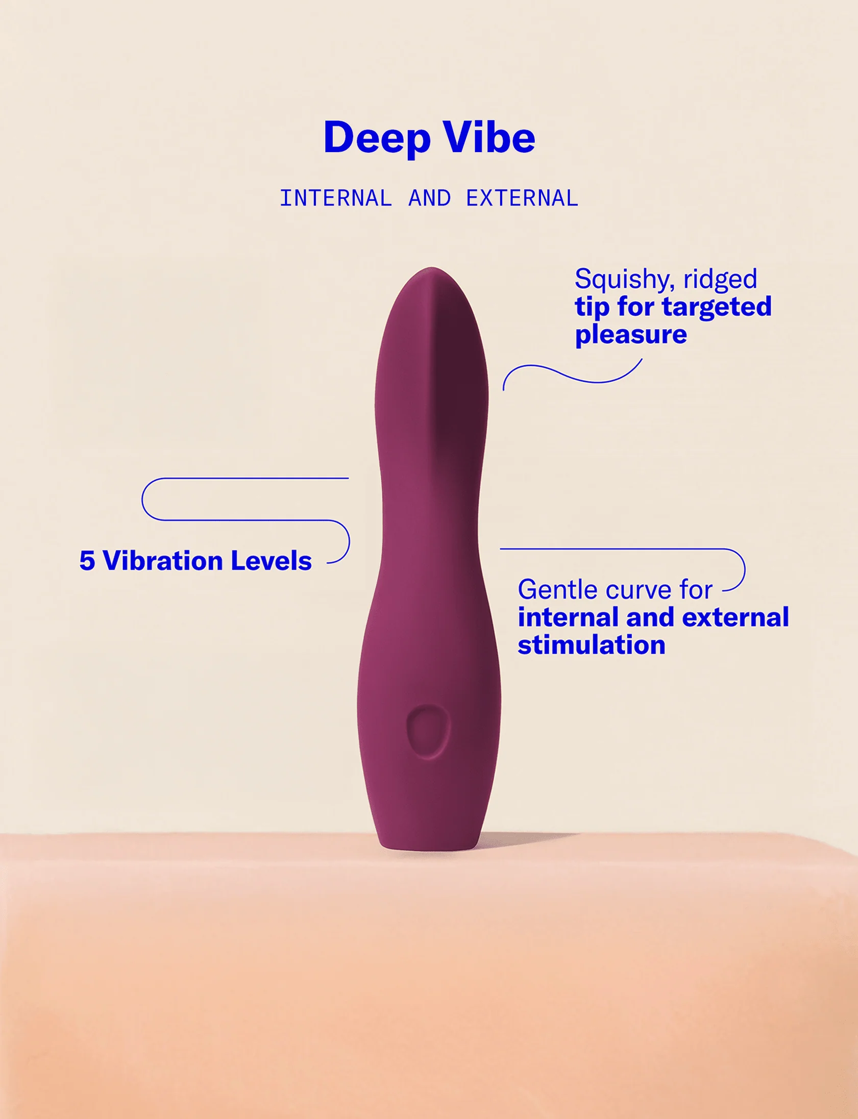Dip Basic Vibrator for Internal and External Pleasure